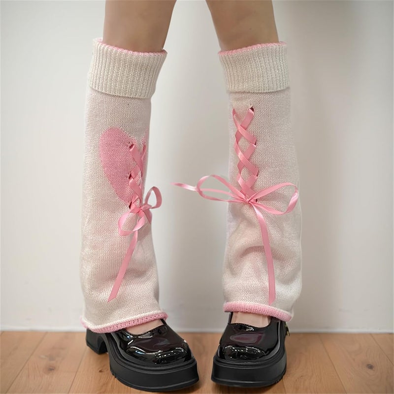 Insdark Goth Leg Warmers Women Japanese Gothic Y2k Harajuku Grunge Emo Punk 80s - Image 5